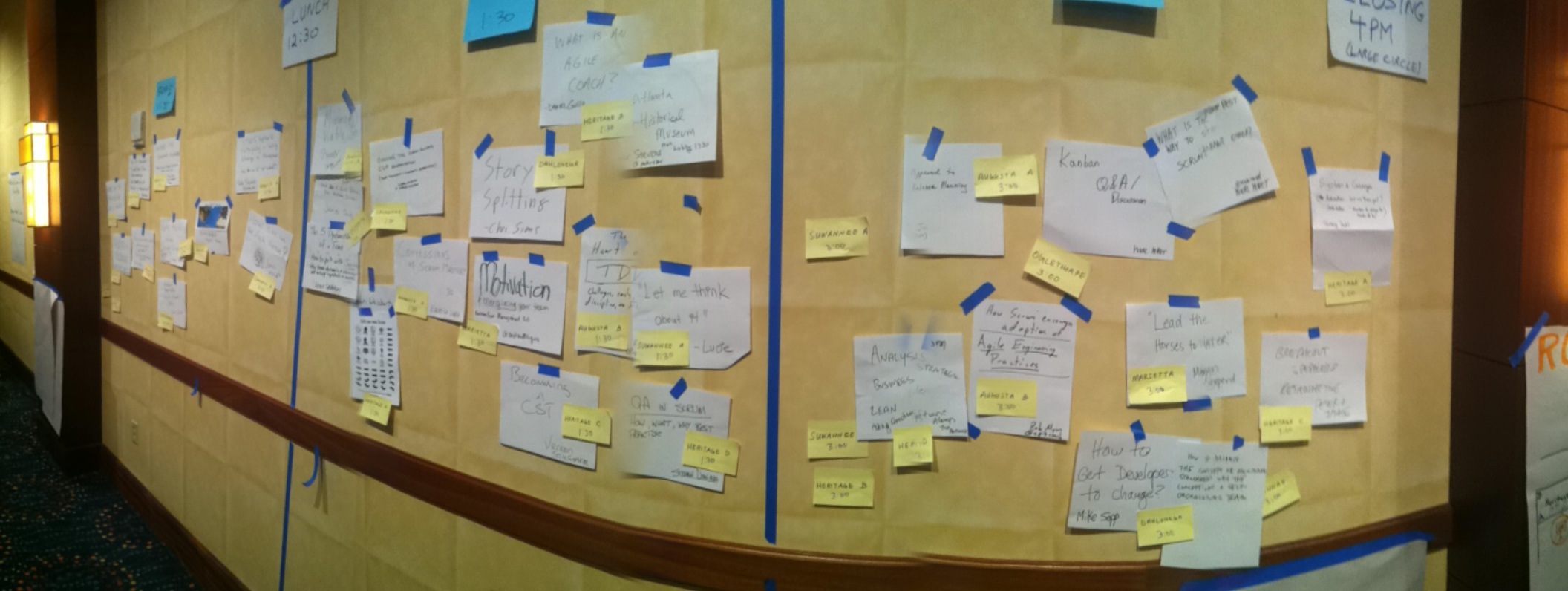 Experiences for a Kanban trainer in a Scrum Gathering