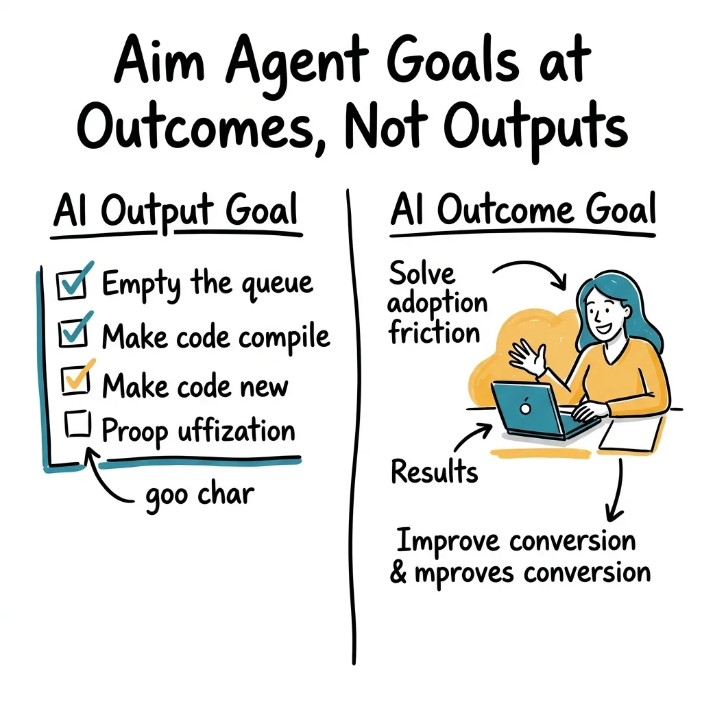 Aim Agent Goals at Outcomes, Not Outputs