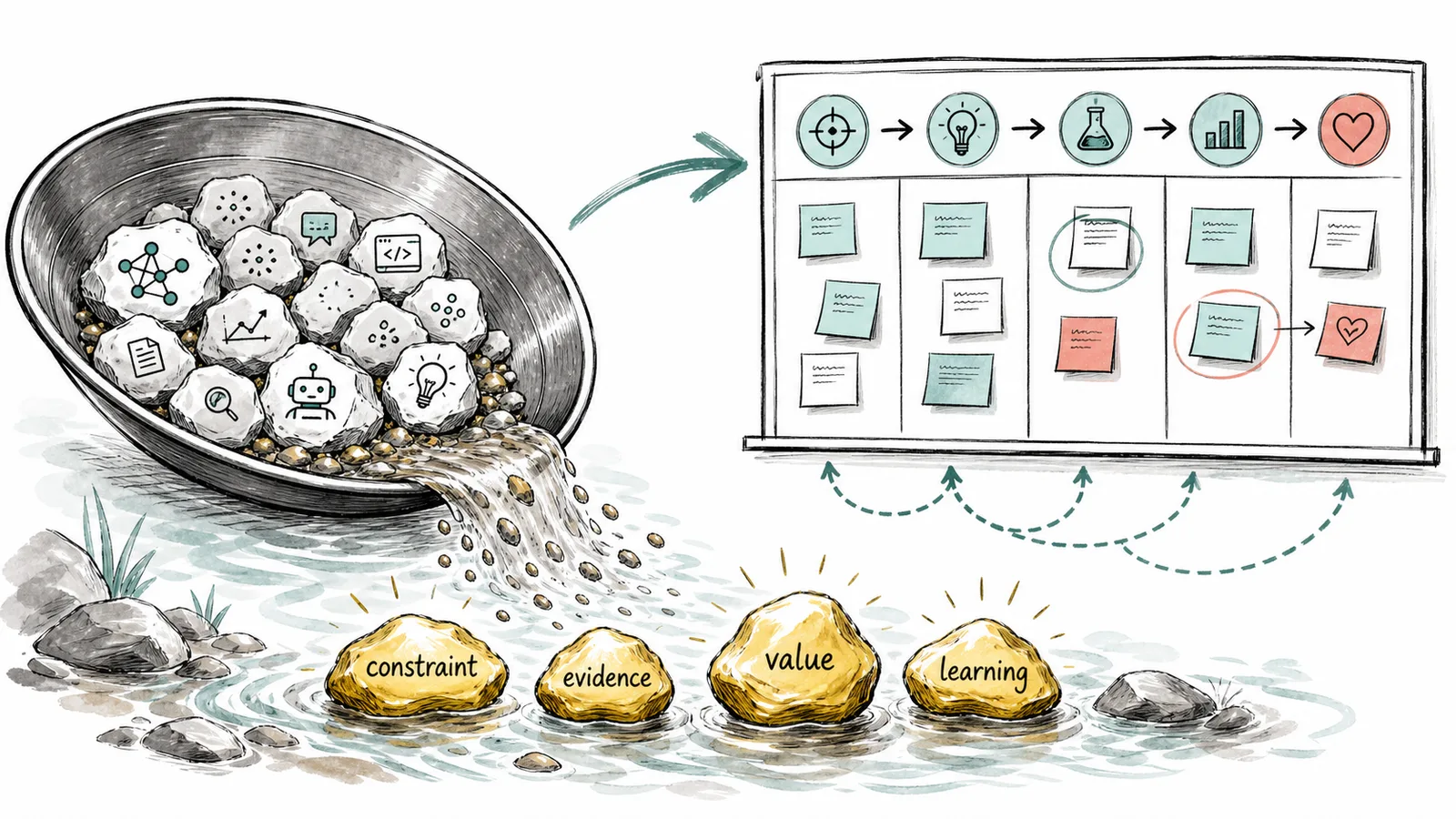 Finding AI Gold With Lean Startup Techniques