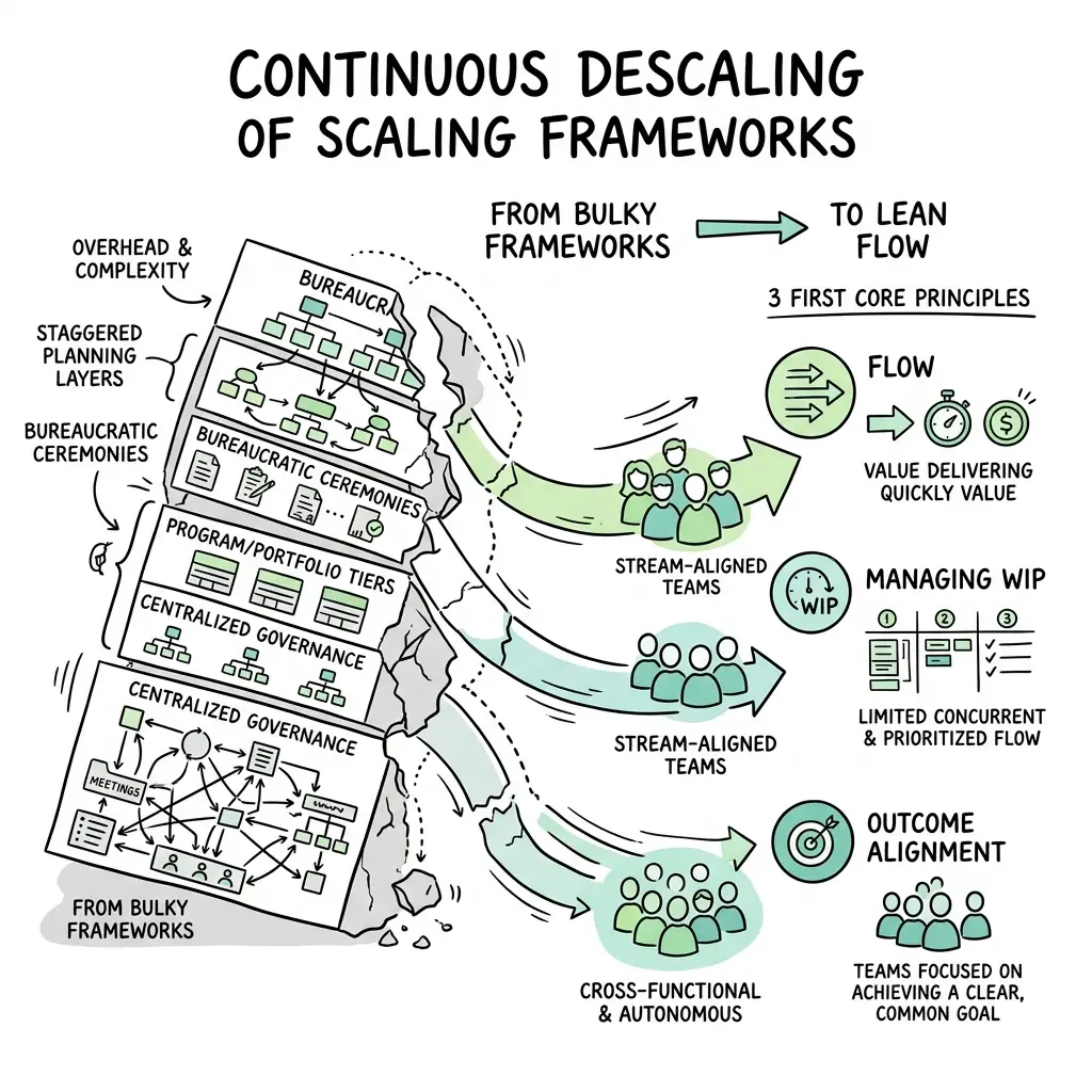 Do You Still Need Scaling Frameworks When AI Makes Teams Faster?
