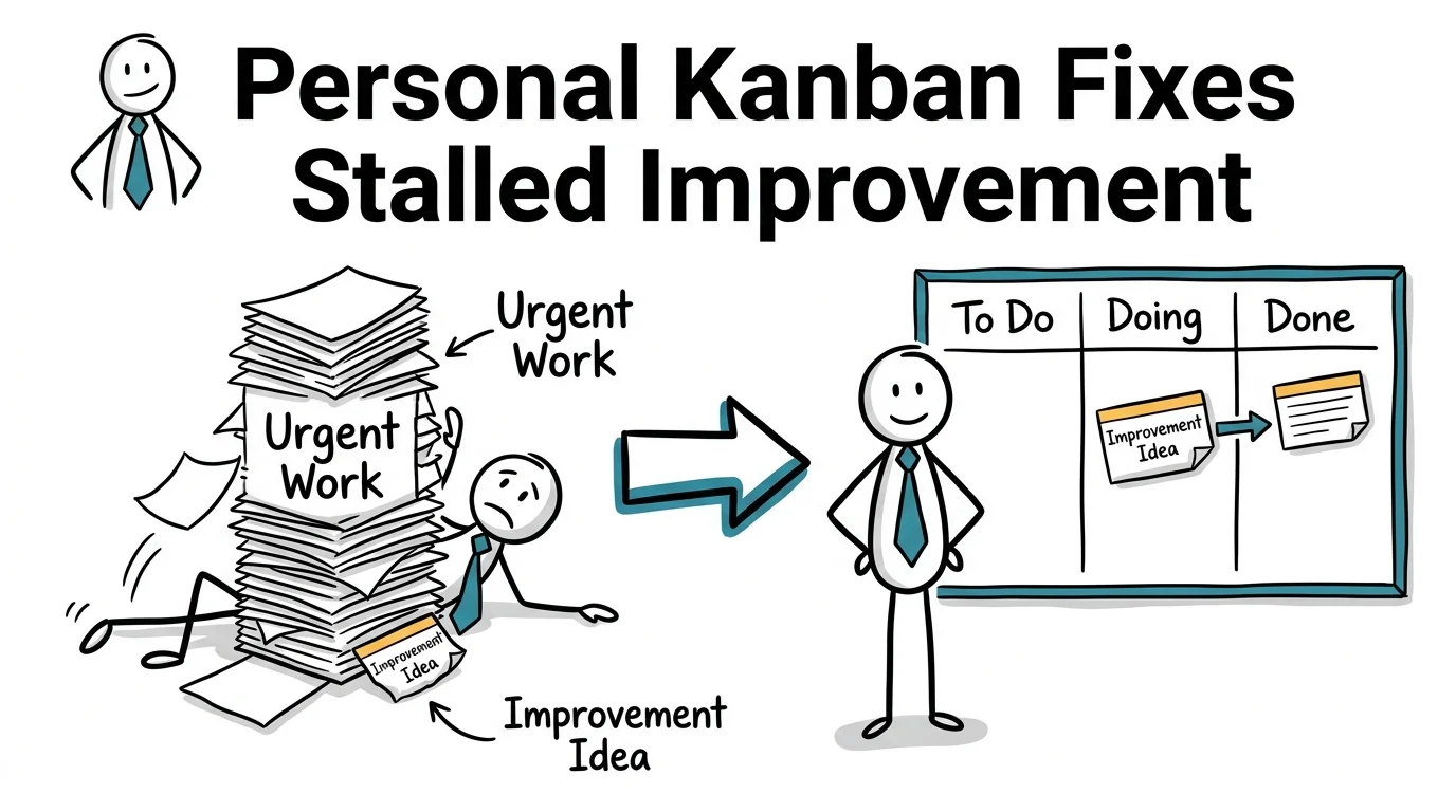 When Kaizen Stalls, Try Personal Kanban